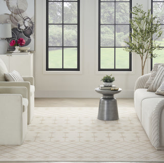 Nourison Grafix GRF37 Ivory Beige Area Rug Room Image Feature