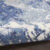 Nourison Grafix GRF38 Navy Blue Area Rug Corner Image