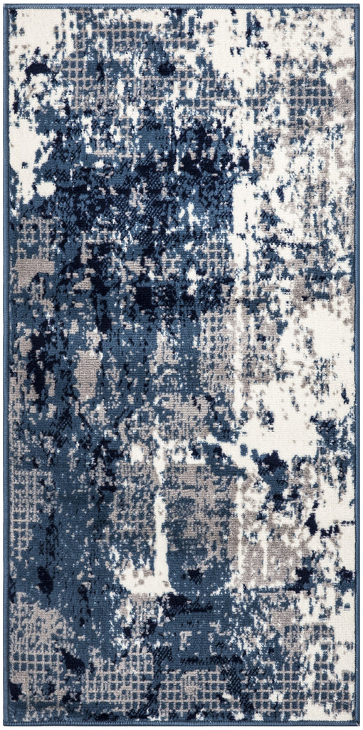 Nourison Grafix GRF38 Navy Blue Area Rug main image