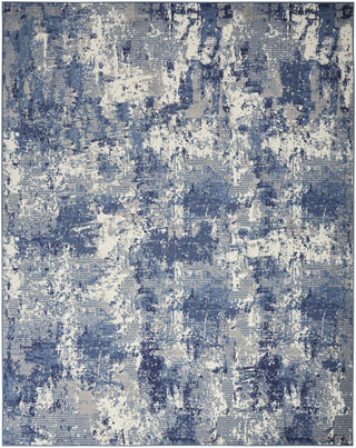 Nourison Grafix GRF38 Navy Blue Area Rug Main Image