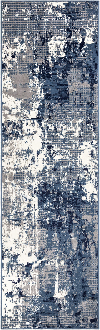 Nourison Grafix GRF38 Navy Blue Area Rug Main Image