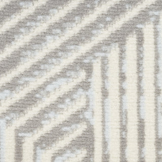 Nourison Grafix GRF39 Grey Area Rug Swatch Image