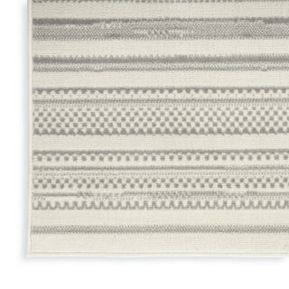 Nourison Grafix GRF41 Ivory Grey Area Rug T' R