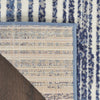 Nourison GRAFIX GRF42 BLUE GREY Corner Image