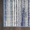 Nourison GRAFIX GRF42 BLUE GREY Detail Image