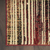 Nourison Grafix GRF42 Brick Multicolor Area Rug Detail Image