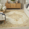 Nourison GRAFIX GRF43 CREAM MULTICOLOR Corner Image