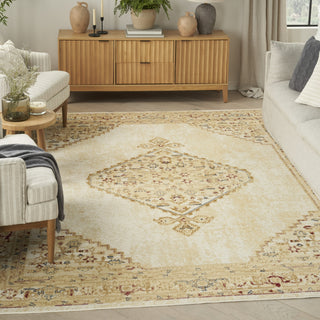 Nourison GRAFIX GRF43 CREAM MULTICOLOR Corner Image