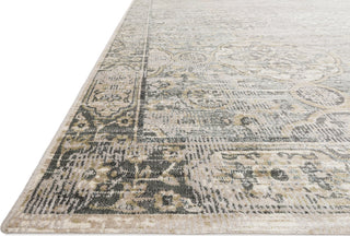 Loloi Griffin GF-06 Grey/Gold Area Rug Round Image