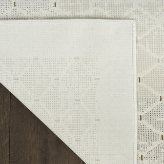 Nourison Grand Street GRN01 Ivory Area Rug by DKNY Corner Image