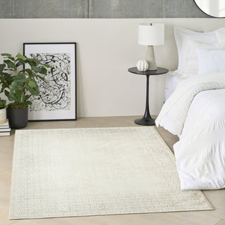 Nourison Grand Street GRN01 Ivory Area Rug by DKNY Corner Image