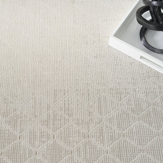 Nourison Grand Street GRN01 Ivory Area Rug by DKNY Corner Image