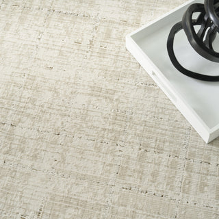 Nourison Grand Street GRN02 Ivory Beige Area Rug by DKNY Corner Image
