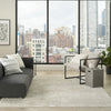 Nourison Grand Street GRN02 Ivory Beige Area Rug by DKNY Room Image Feature