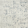 Nourison Grand Street GRN03 Ivory Blue Area Rug by DKNY Corner Image