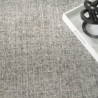 Nourison Grand Street GRN03 Light Grey Area Rug by DKNY Texture Image