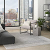 Nourison Grand Street GRN03 Light Grey Area Rug by DKNY Corner Image