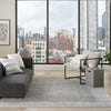 Nourison Grand Street GRN03 Light Grey Area Rug by DKNY Swatch Image