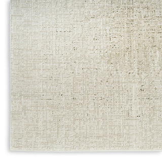 Nourison Grand Street GRN03 Ivory Beige Area Rug by DKNY Texture Image