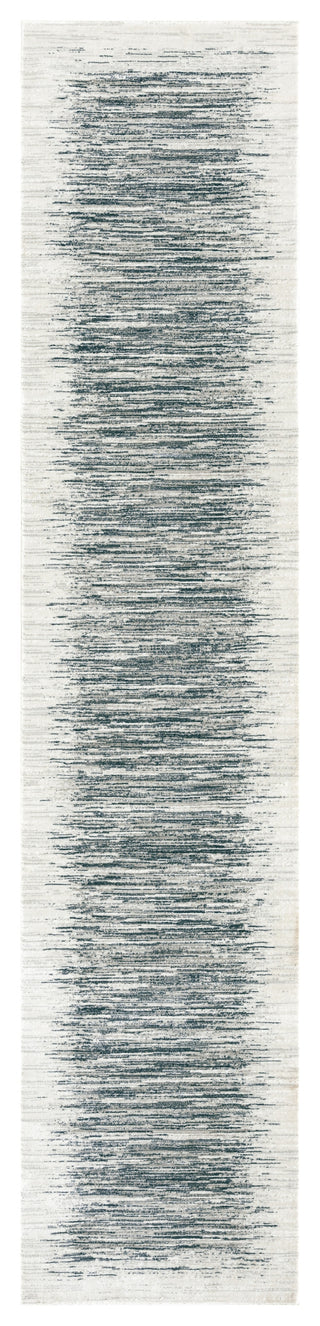 Nourison Grand Street GRN04 Ivory Blue Area Rug by DKNY main image