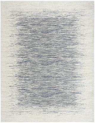 Nourison Grand Street GRN04 Ivory Blue Area Rug by DKNY Main Image
