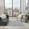 Nourison Grand Street GRN04 Ivory Blue Area Rug by DKNY Room Image Feature