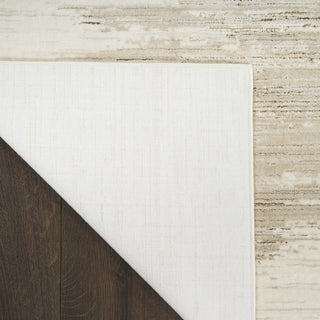 Nourison Grand Street GRN04 Ivory Taupe Area Rug by DKNY Corner Image