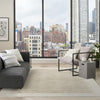 Nourison Grand Street GRN04 Ivory Taupe Area Rug by DKNY Room Image Feature