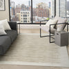 Nourison Grand Street GRN04 Ivory Taupe Area Rug by DKNY Corner Image