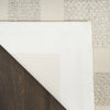 Nourison Grand Street GRN05 Ivory Taupe Area Rug by DKNY Corner Image