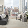 Nourison Grand Street GRN05 Ivory Taupe Area Rug by DKNY Room Image Feature