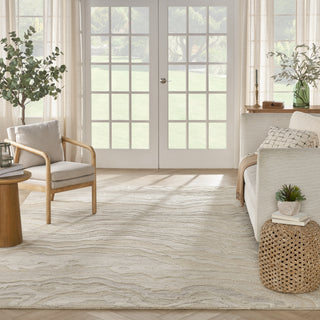 Nourison Graceful GRU01 Beige Area Rug Room Image Feature