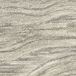 Nourison Graceful GRU01 Grey Area Rug Close Up