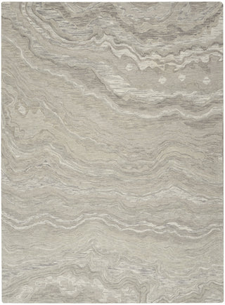Nourison Graceful GRU01 Grey Area Rug Main Image