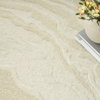 Nourison Graceful GRU01 Ivory Area Rug Texture