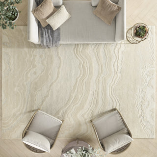 Nourison Graceful GRU01 Ivory Area Rug Room Scene 4
