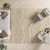 Nourison Graceful GRU01 Taupe Area Rug Room Image Feature
