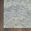 Nourison Graceful GRU01 Blue Area Rug Corner Image