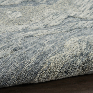 Nourison Graceful GRU01 Blue Area Rug Texture 2