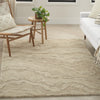 Nourison Graceful GRU01 Taupe Area Rug Room Image Feature