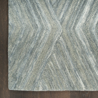 Nourison Graceful GRU03 Blue Area Rug Detail Image