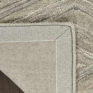 Nourison Graceful GRU03 Grey Area Rug Corner Image