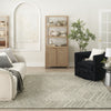 Nourison Graceful GRU03 Grey Area Rug Room Image Feature