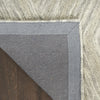 Nourison Graceful GRU03 Grey Area Rug Corner Image
