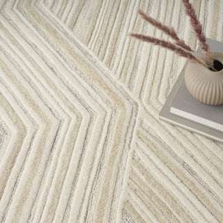 Nourison Graceful GRU03 Ivory Area Rug Corner Image