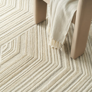 Nourison Graceful GRU03 Ivory Area Rug Corner Image