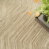 Nourison Graceful GRU03 Taupe Area Rug Corner Image