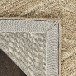 Nourison Graceful GRU03 Taupe Area Rug Corner Image
