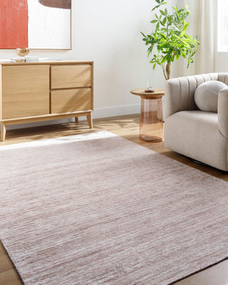 Surya Grandeur GRU-2304 Light Silver Area Rug Room Scene Feature