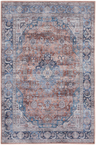 Nourison Grand Washables GRW01 Blue Multicolor Area Rug main image